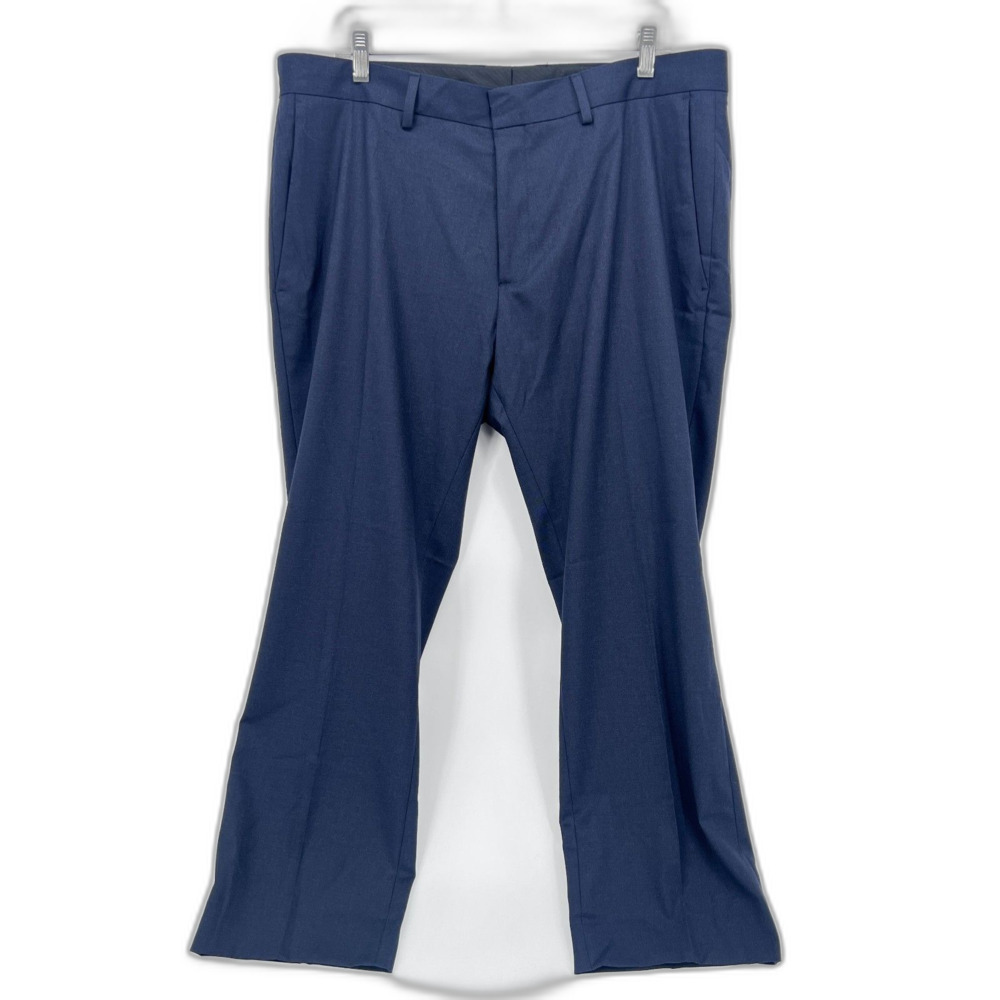 Kenneth Cole Reaction Navy Blue Basic Classic Dress Pants Mens Size 38x26**